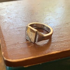 Tiny Gold and Silver Ring
